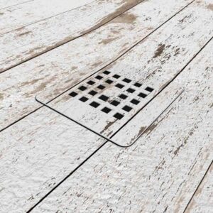 Plato de ducha resina textura pizarra acabado efecto Madera Joplin - antideslizante STONE 3D moderno