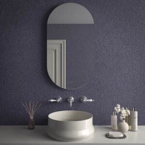 Espejo de baño CAPSULA con luz LED ambiental