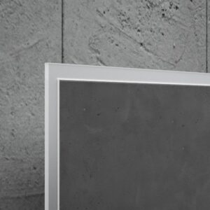 Espejo de baño KOMPLET rectangular con bisel con luz LED frontal  y ambiental