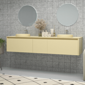 Mueble de baño FUSE suspendido 3 cajones MARFIL