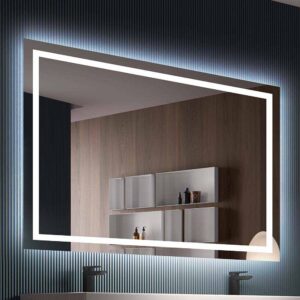 Espejo rectangular GALA luz led perimetral