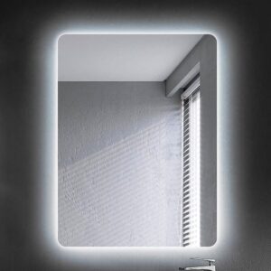 Espejo rectangular DUOS luz led perimetral