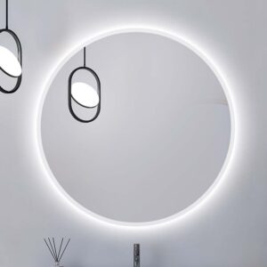 Espejo redondo MOODY luz led perimetral