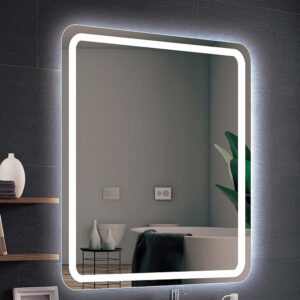 Espejo rectangular CAROLA luz led perimetral