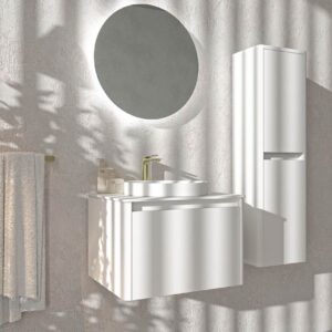 Mueble de baño FUSE suspendido 1 cajón BLANCO