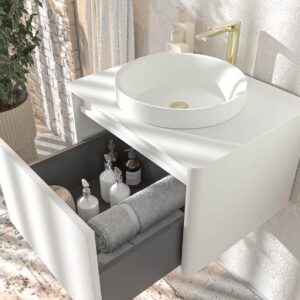 Mueble de baño FUSE suspendido 1 cajón BLANCO