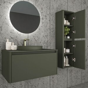 Mueble de baño FUSE suspendido 1 cajón OLIVA