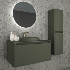 Mueble de baño FUSE suspendido 1 cajón OLIVA
