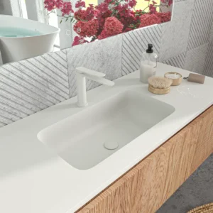 Mueble de baño BINARIO suspendido 3 cajones acabado CEMBRANO