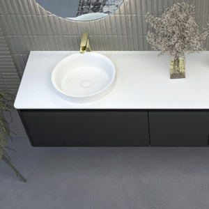 Mueble de baño FUSE suspendido 3 cajones NEGRO