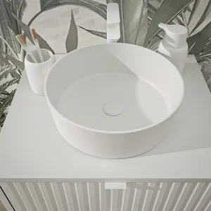 Mueble de baño TREX suspendido 2 cajones BLANCO