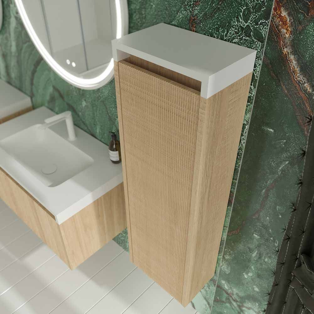 Columna de baño BINARIO suspendida ROBLE CLARO - Imagen 2