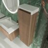 Columna de baño BINARIO  suspendida ROBLE OSCURO