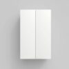 Columna de baño IBERIA suspendida 2 puertas 80 cm x 50 cm x 21 cm acabado BLANCO