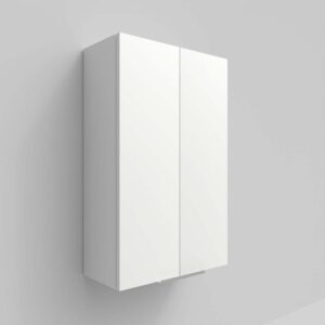 Columna de baño IBERIA suspendida 2 puertas 80 cm x 50 cm x 21 cm acabado BLANCO