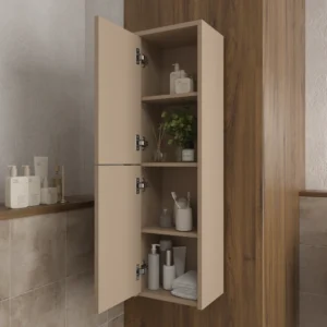 Columna de baño TOSCANA suspendida 2 puertas 120 cm x 35 cm x 21 cm squadratto