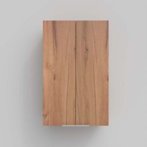 Columna de baño IBERIA suspendida 2 puertas 80 cm x50 cm x 21 cm acabado MOHAVE