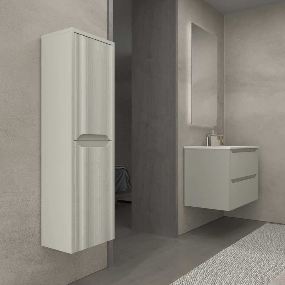 Columna de baño TOSCANA suspendida 2 puertas 120 cm x 35 cm x 21 cm millerigue - Imagen 10