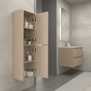 Columna de baño TOSCANA suspendida 2 puertas 120 cm x 35 cm x 21 cm millerigue
