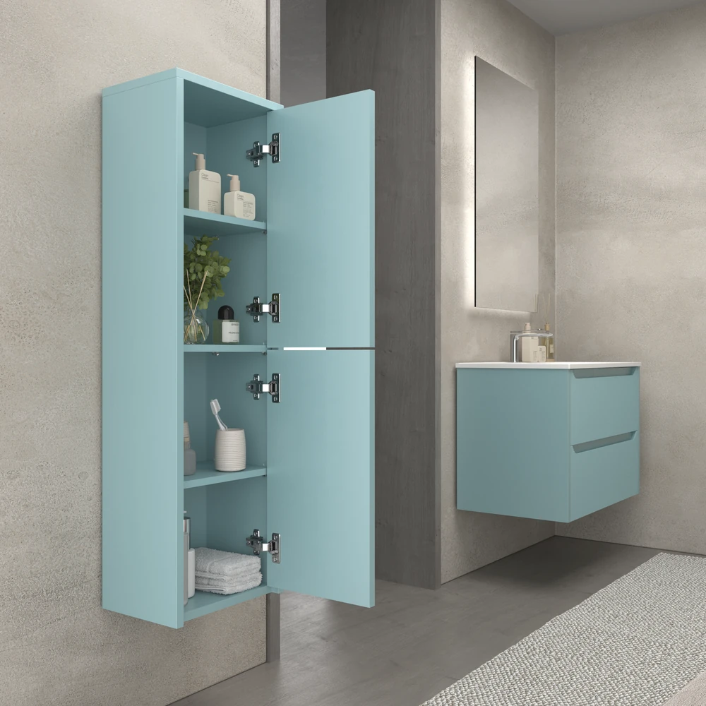 Columna de baño TOSCANA suspendida 2 puertas 120 cm x 35 cm x 21 cm millerigue - Imagen 5