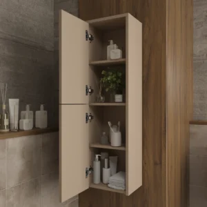 Columna de baño TOSCANA suspendida 2 puertas 120 cm x 35 cm x 21 cm