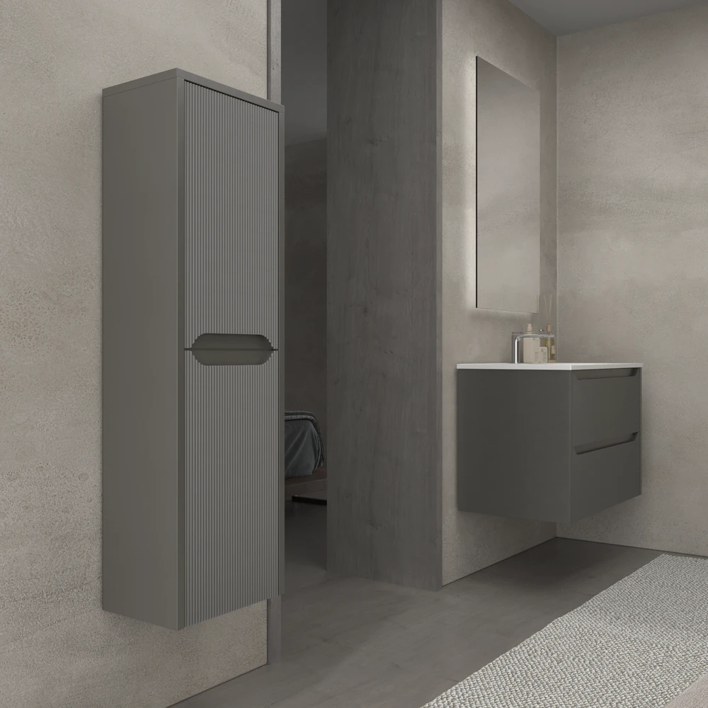 Columna de baño TOSCANA suspendida 2 puertas 120 cm x 35 cm x 21 cm millerigue