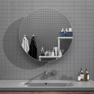 Espejo de baño CIRCLE redondo con luz LED ambiental