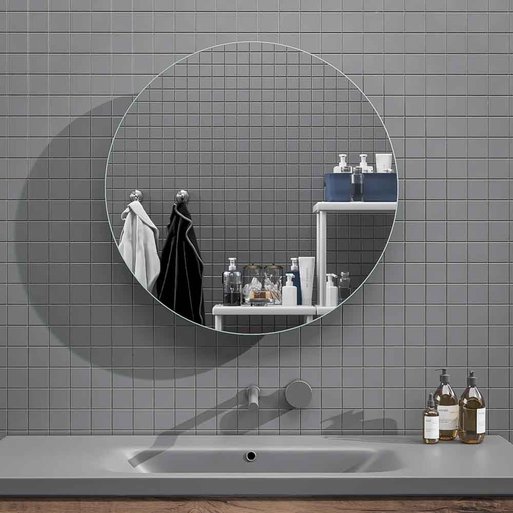 Espejo de baño CIRCLE redondo con luz LED ambiental