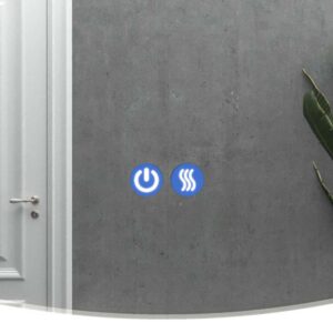 Espejo a medida SMART con luz led frontal . Altavoces. Anti vaho. Espejo aumento. Reloj