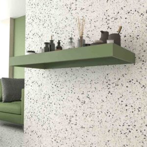 Estante inferior encimera suspendida con faldón SOLID SURFACE