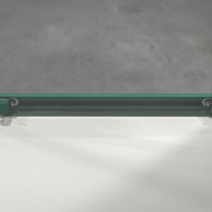 Mampara de ducha frontal NORMA 1 fijo -1 puerta corredera. Acabado VERDE PATINA