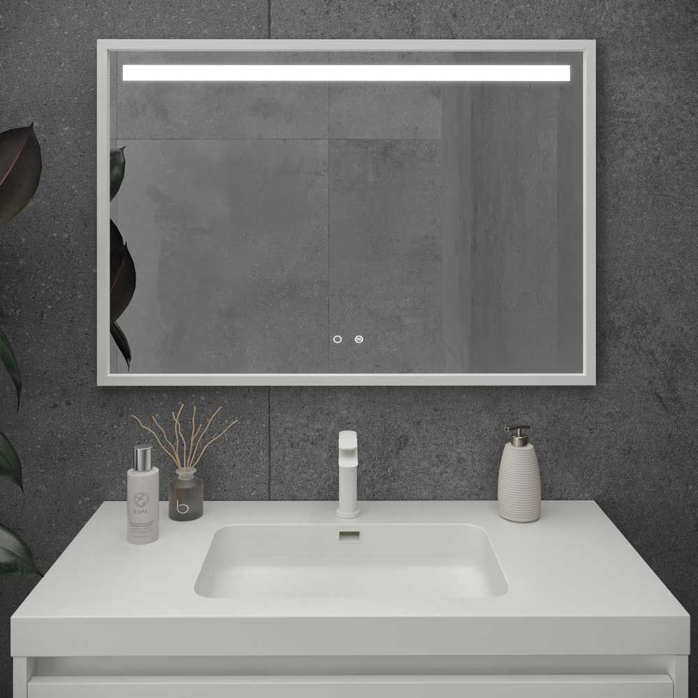 Mueble de baño ELEN con patas 1 cajón - 1 balda inferior BLANCO - Imagen 6