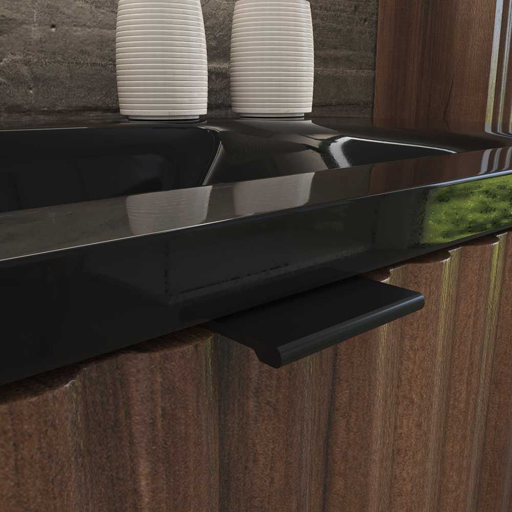 Mueble de baño MILO suspendido 1 cajón acabado OLMO - Imagen 2