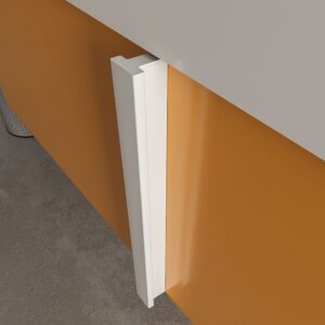 Mueble de baño NORMA suspendido 1 cajón acabado  AMARILLO AZAFRAN