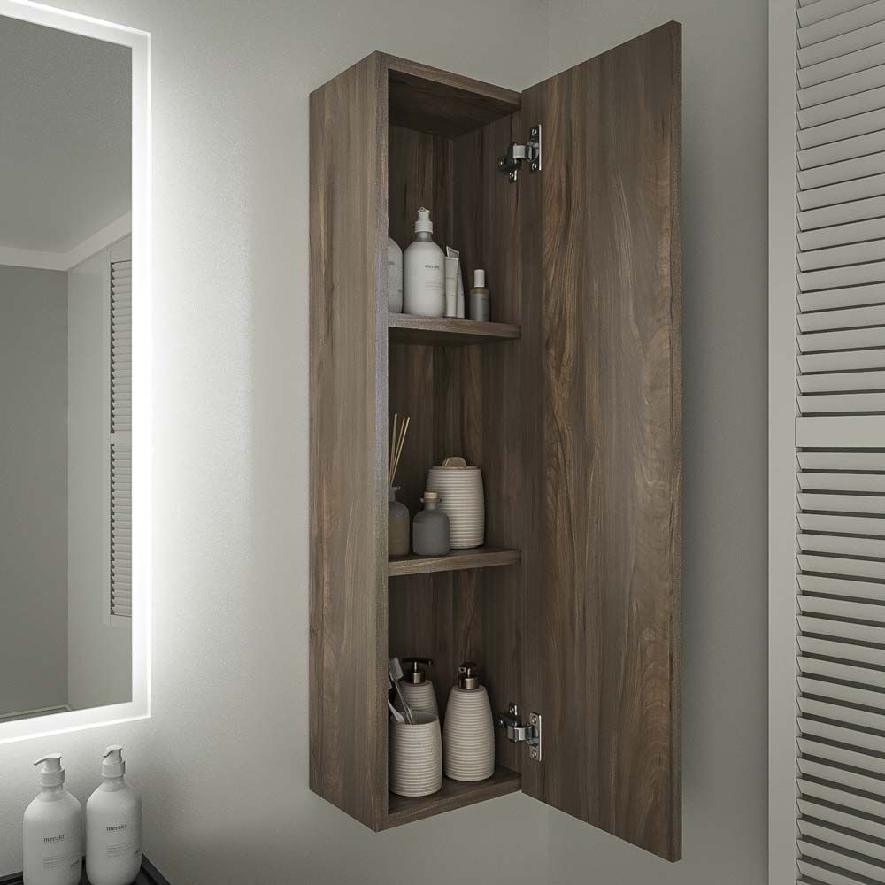 Mueble de baño NORMA suspendido 1 cajón acabado OLMO WABI - Imagen 3