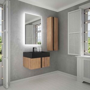 Mueble de baño NORMA suspendido 1 cajón acabado  ROBLE CLARO
