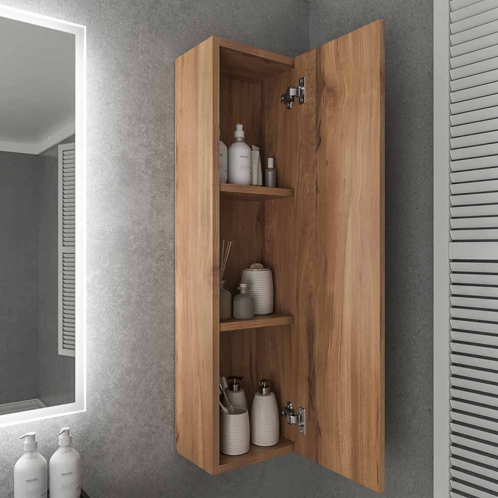 Mueble de baño NORMA suspendido 1 cajón acabado ROBLE CLARO - Imagen 4