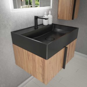 Mueble de baño NORMA suspendido 1 cajón acabado  ROBLE CLARO