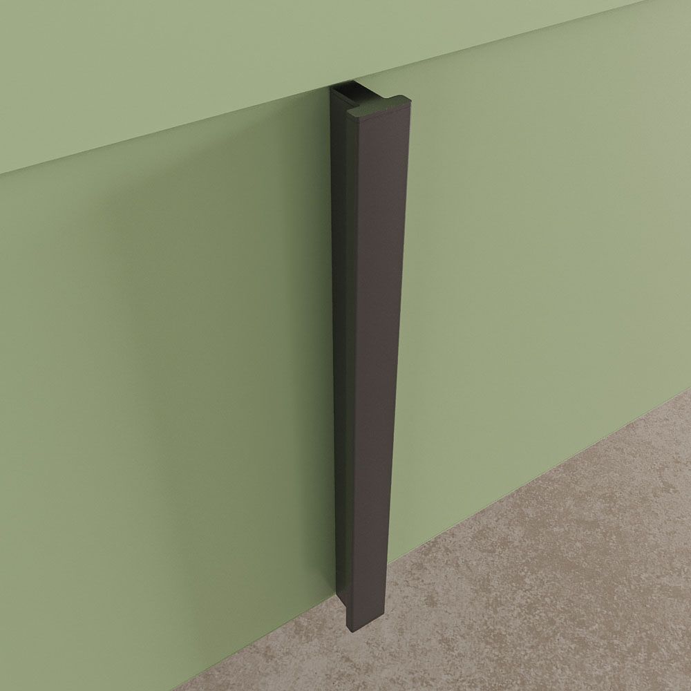 Mueble de baño NORMA suspendido 1 cajón acabado VERDE PALIDO - Imagen 2