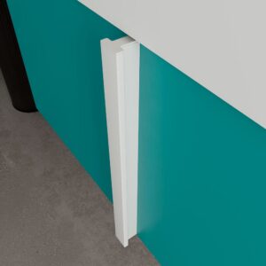 Mueble de baño NORMA suspendido 1 cajón acabado  AZUL TURQUESA
