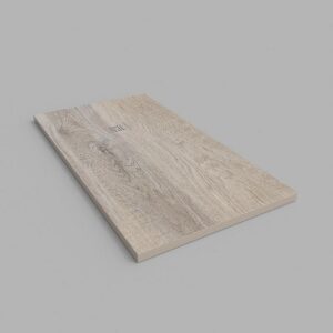 Plato de ducha resina textura pizarra acabado efecto Madera Roble Americano - antideslizante STONE 3D moderno