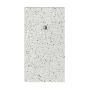 Plato de ducha resina textura pizarra acabado efecto Terrazo EMPERADOR - antideslizante STONE 3D moderno