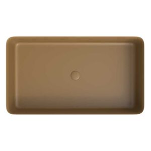 Lavabo sobre encimera FOGO Solid Surface Arcilla