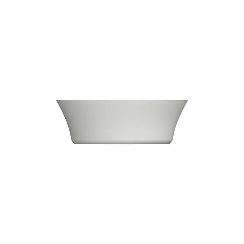 Lavabo sobre encimera AJAX Solid Surface Blanco - Imagen 2