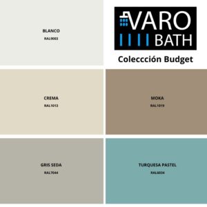 Columna de baño 1 puerta suspendida 170 cm x 35 cm x 25 cm acabado  AZUL TURQUESA