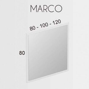 Mueble de baño CARLOTTA suspendido 4 cajones con lavabo cerámico
