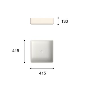 Lavabo sobre encimera SATET Solid Surface Violeta