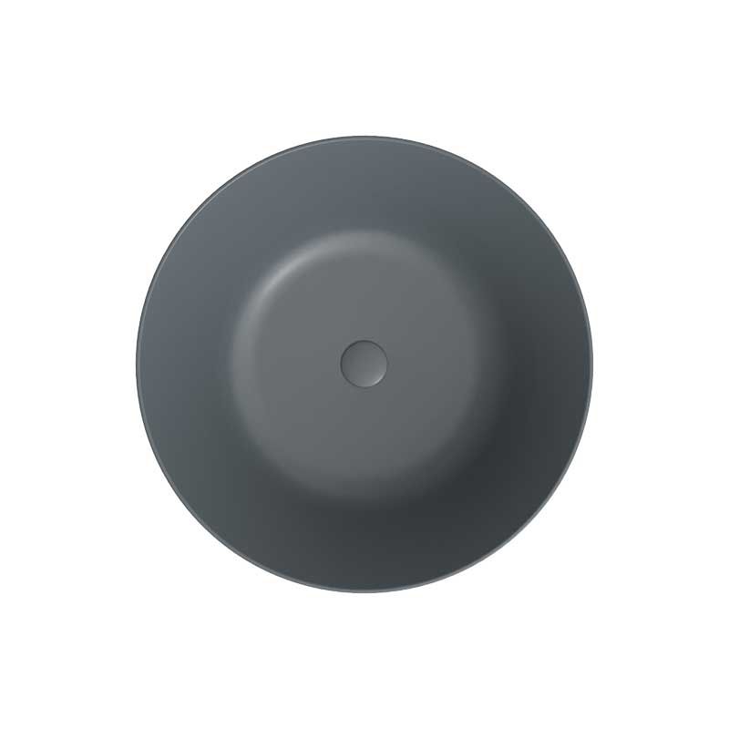 Lavabo sobre encimera AJAX Solid Surface Grafito - Imagen 3