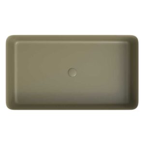 Lavabo sobre encimera FOGO Solid Surface Musgo