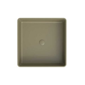 Lavabo sobre encimera SATET Solid Surface Musgo